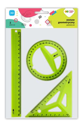 Opakowanie Zestaw geometryczny 3D Happy Color