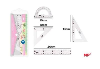 Opakowanie Zestaw geometryczny 4 części w etui