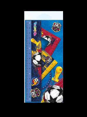 Opakowanie Zestaw geometryczny CP Colorino 4 sztuki football