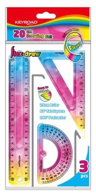 Opakowanie Zestaw geometryczny Rainbow Deco 3el