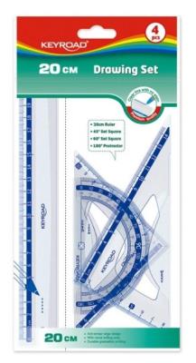 Opakowanie Zestaw geometryczny transparentny 4el