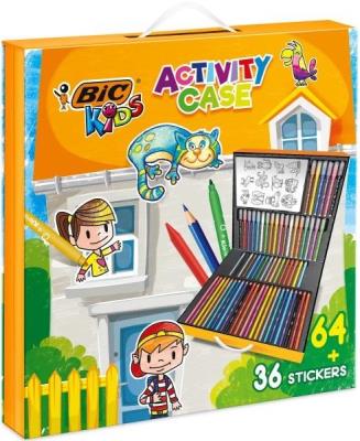 Zestaw Kids Activity Case + Stickers 64+36szt BIC. Wydawca: Bic. SmakLiter.pl Opakowanie Zestaw Kids Activity Case + Stickers 64+36szt BIC
