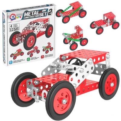 Opakowanie Zestaw konstrukcyjny metalowy pojazdy