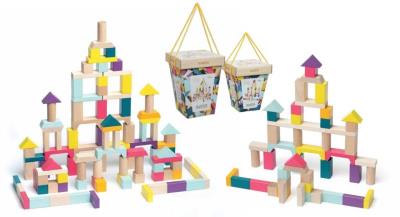 Opakowanie Zestaw konstrukcyjny z drewnianych klocków