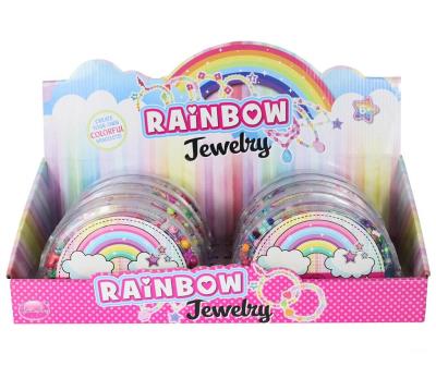 Opakowanie Zestaw koralików do nawlekania tęcza