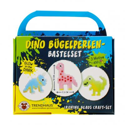 Opakowanie Zestaw koralików do prasowania DINO glow