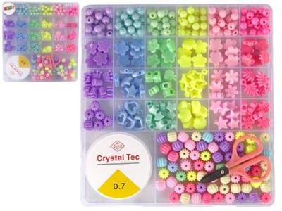 Opakowanie Zestaw koralików do robienia biżuterii 6kolorów