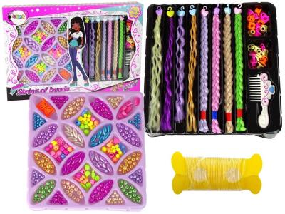 Opakowanie Zestaw koralików do włosów i biżuterii