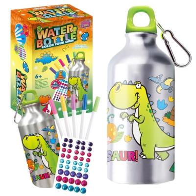 Opakowanie Zestaw kreatywny butelka na wodę dino