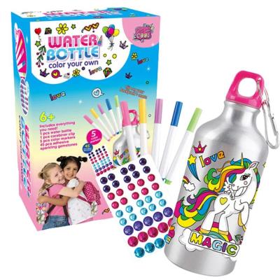 Opakowanie Zestaw kreatywny butelka na wodę jednorożec