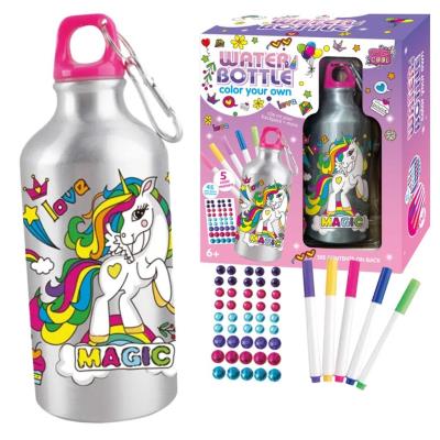 Opakowanie Zestaw kreatywny butelka na wodę jednorożec