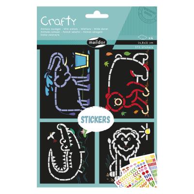 Opakowanie Zestaw kreatywny Crafty Dzikie zwierzęta