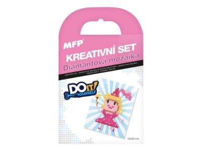 Opakowanie Zestaw kreatywny diamentowa mozaika lalka