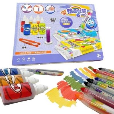 Opakowanie Zestaw kreatywny DIY kolorowych markerów