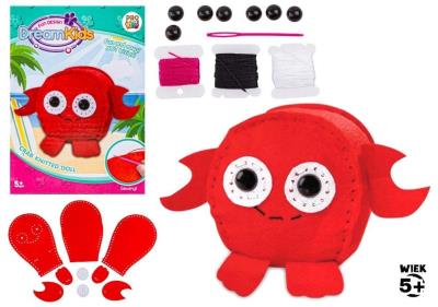 Opakowanie Zestaw kreatywny do szycia Krab