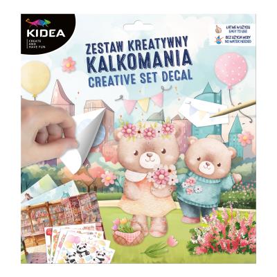 Opakowanie Zestaw kreatywny kalkomania Kidea