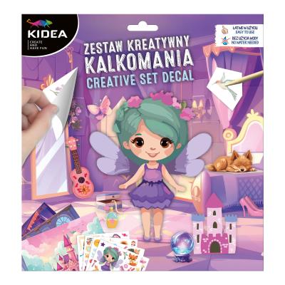 Opakowanie Zestaw kreatywny kalkomania Kidea