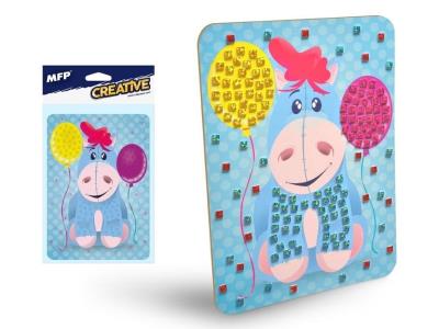 Opakowanie Zestaw kreatywny mozaika holograficzny Osiołek