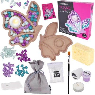 Zestaw kreatywny Mozaika - Swiecznik Motyl. Wydawca: Roter Kafer. SmakLiter.pl Opakowanie Zestaw kreatywny Mozaika - Swiecznik Motyl