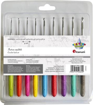 Opakowanie Zestaw kreatywny Szydełka metalowe 160mm 9szt