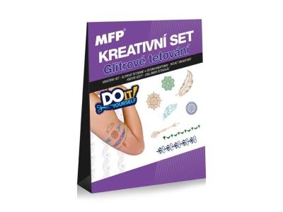 Opakowanie Zestaw kreatywny tatuaż brokatowy
