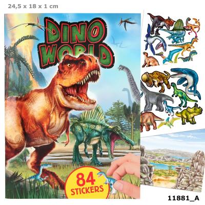 Zestaw kreatywny z naklejkami Dino World 11881A. Wydawca: DEPESCHE. SmakLiter.pl Opakowanie Zestaw kreatywny z naklejkami Dino World 11881A