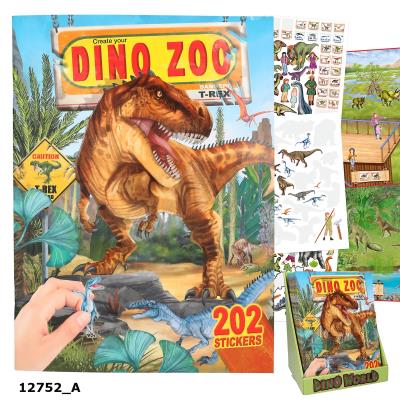 Opakowanie Zestaw kreatywny z naklejkami Dino ZOO 12752A