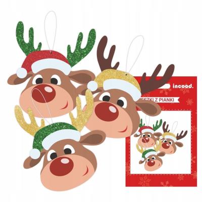 Opakowanie Zestaw kreatywny - Zawieszki z pianki 3szt