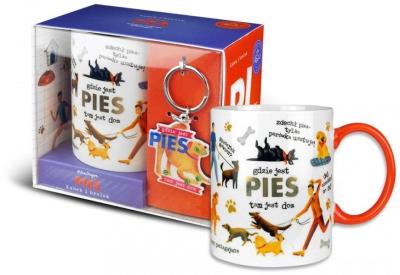 Opakowanie Zestaw kubek + brelok Pies