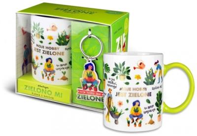 Opakowanie Zestaw kubek + brelok Zielono mi