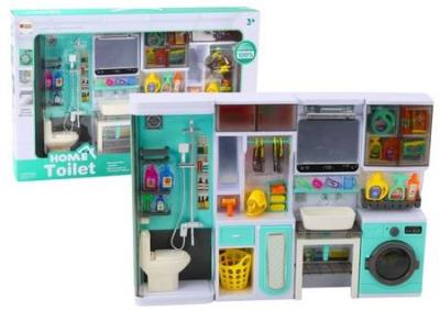 Opakowanie Zestaw łazienka 4w1 prysznic toaleta prałka akces