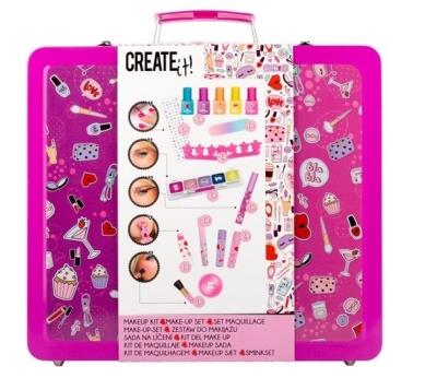Opakowanie Zestaw Make-up mega walizka neon brokat CREATE IT!