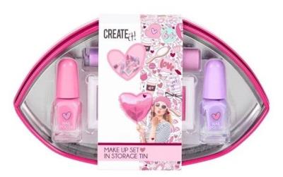Opakowanie Zestaw Make up w puszce usta CREATE IT!