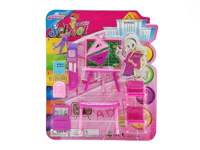 Opakowanie Zestaw mebli szkolnych 12el