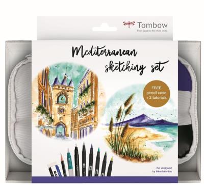 Zestaw Mediterranean Sketching Set. Wydawca: Tombow. SmakLiter.pl Opakowanie Zestaw Mediterranean Sketching Set