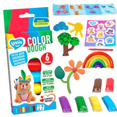 Opakowanie Zestaw modelarski z ciastem 6 kolorów