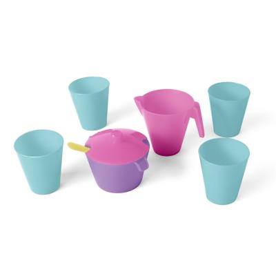 Opakowanie Zestaw naczyń 8el różowy