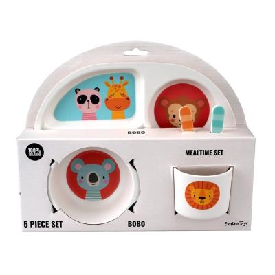 Opakowanie Zestaw naczyń dziecięcych z melaminy 5el