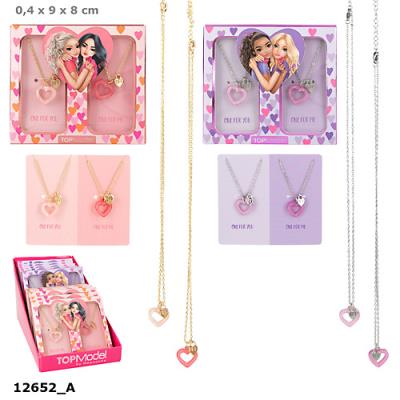 Opakowanie Zestaw Naszyjniki dla przyjaciółek BFF Top Model 1szt. mix 12652A