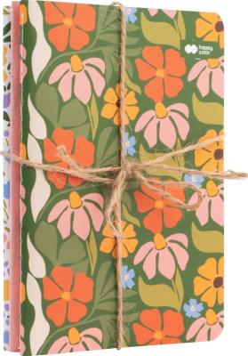 Zestaw notesów A6 szytych BLOOM-Boho 3 szt. po 32 ark. Happy Color. Wydawca: HAPPY COLOR. SmakLiter.pl Opakowanie Zestaw notesów A6 szytych BLOOM-Boho 3 szt. po 32 ark. Happy Color