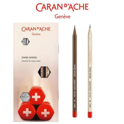 Opakowanie Zestaw ołówków Swiss Wood 2szt+gumka+temperówka