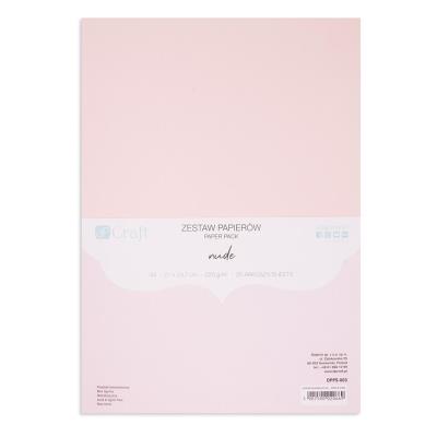 Opakowanie Zestaw papierów A4 20 arkuszy Nude 220g