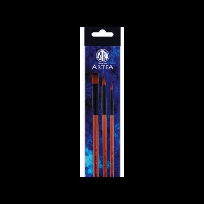 Opakowanie Zestaw pędzli nylon Artea 3 szt.