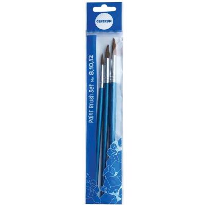 Zestaw pędzli okrągłych 3szt.. Wydawca: Centrum. SmakLiter.pl Opakowanie Zestaw pędzli okrągłych 3szt.