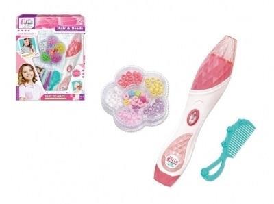 Opakowanie Zestaw piękności koraliki do włosów z maszynką