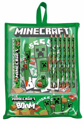 Zestaw piśmienniczy Minecraft 12 elementów MC00040. Wydawca: Kids Euroswan. SmakLiter.pl Opakowanie Zestaw piśmienniczy Minecraft 12 elementów MC00040