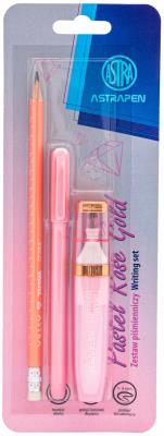Opakowanie Zestaw piśmienniczy pastelowy Astrapen Rose Gold 3 elementy