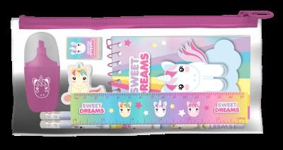 Opakowanie Zestaw piśmienniczy w saszetce Sweet Dreams 7 elementów KL11228