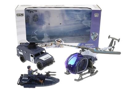 Opakowanie Zestaw pojazdów policyjnych z figurką