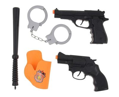 Opakowanie Zestaw policjanta pistolety, pałka, kajdanki